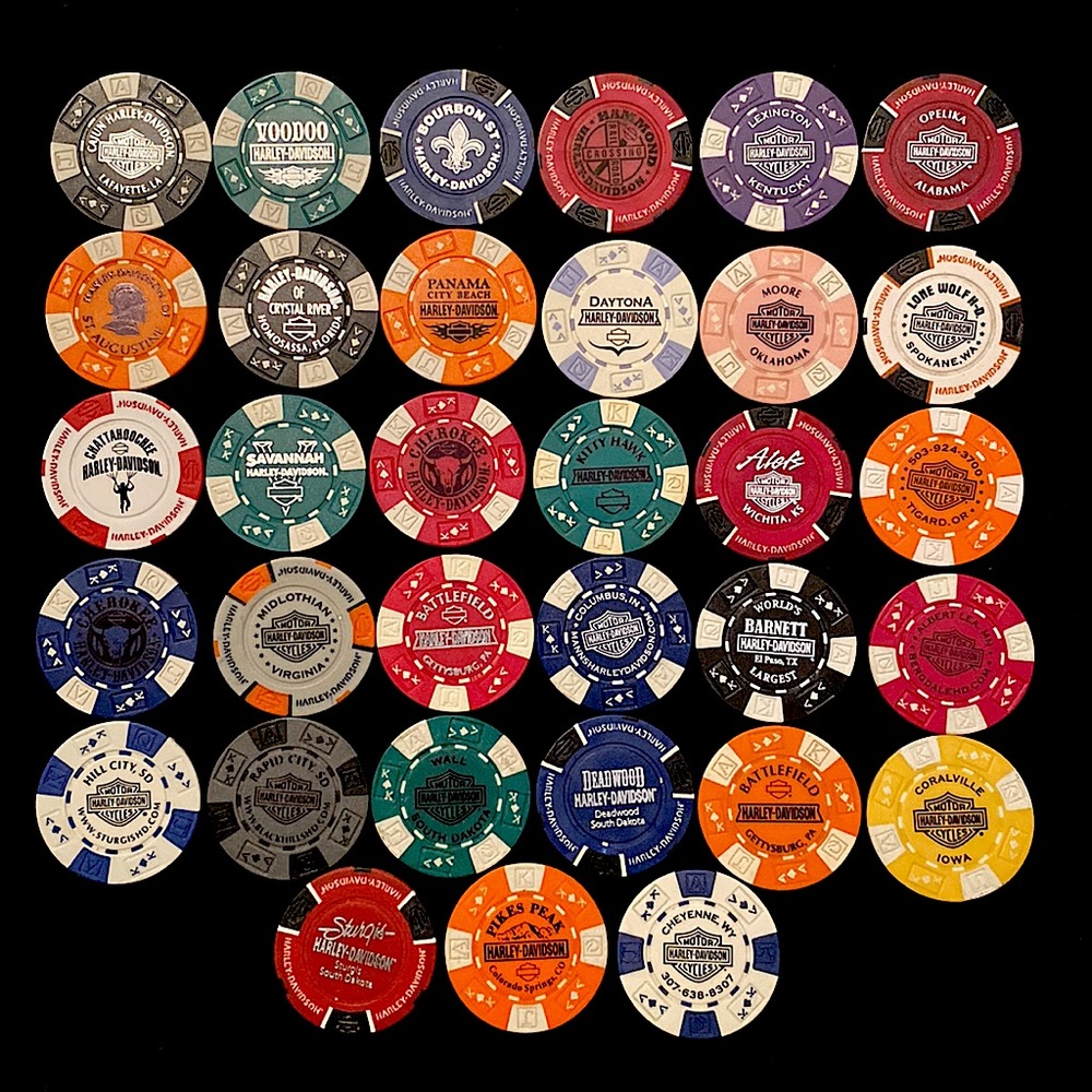Harley Davidson Poker Chips